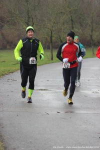 Steffen Frank und René Wagner beim "Harten Mann" Extremlauf